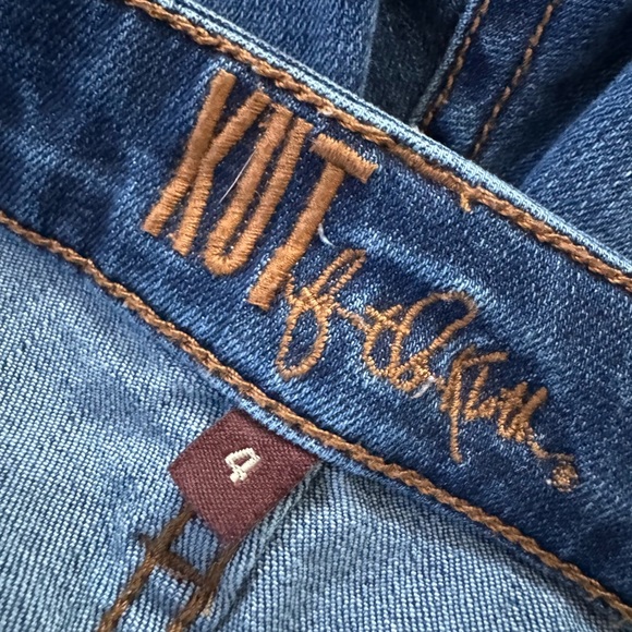 Kut From The Cloth Blue Jeans Stretch Women Size 4 EUC - Picture 7 of 8